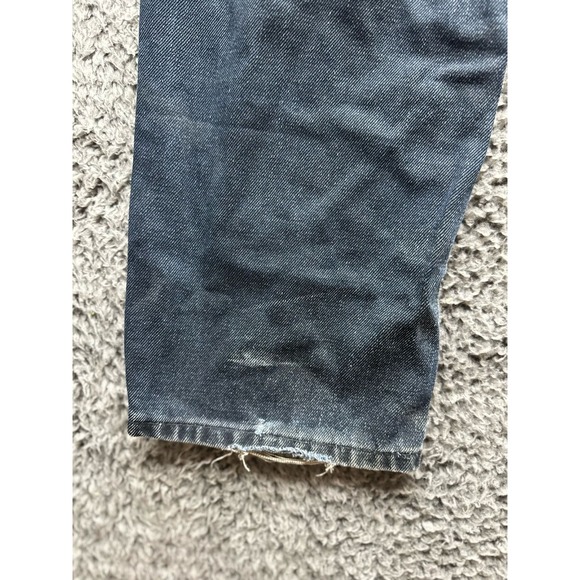 Vintage Y2K Rocawear Baggy Straight Fit Denim Jeans Dark Blue Mens Size 36‎ - Picture 13 of 16